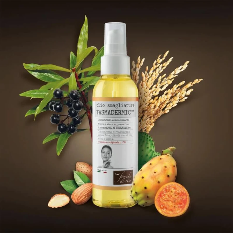 Tasmadermic copos de arroz - aceite para estrías 150 ml