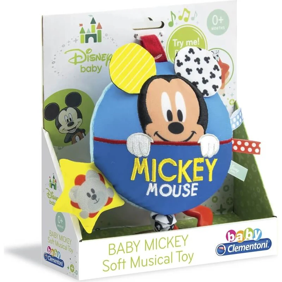 Clementoni Baby mickey zacht muziekdoosje 0+ maanden