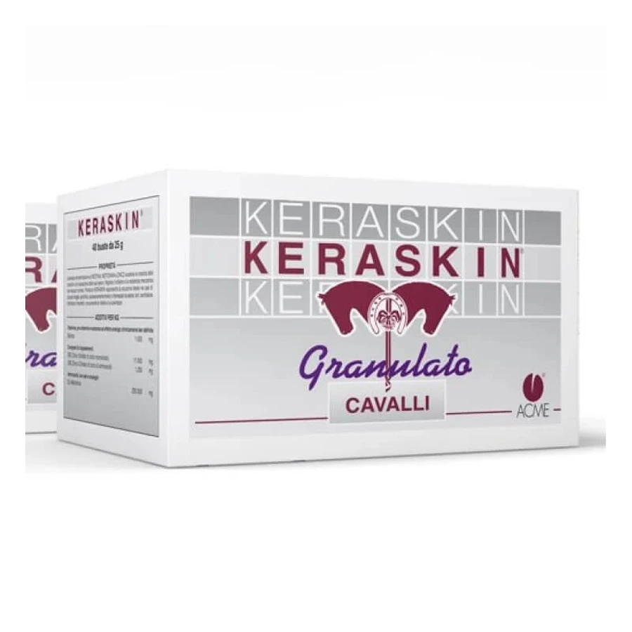 Acme Keraskin - aliment complémentaire granulé pour chevaux et poulains 1 kg
