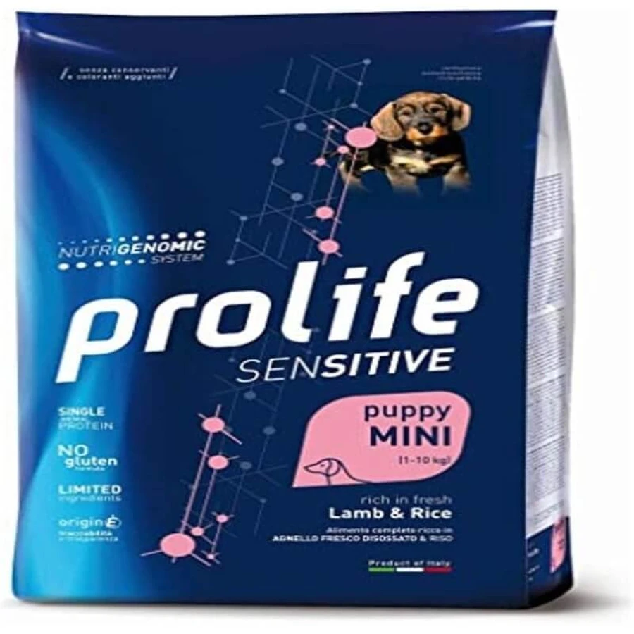 Prolife Cane sensitive puppy lamb and rice - complete food for sensitive small puppies 2 kg