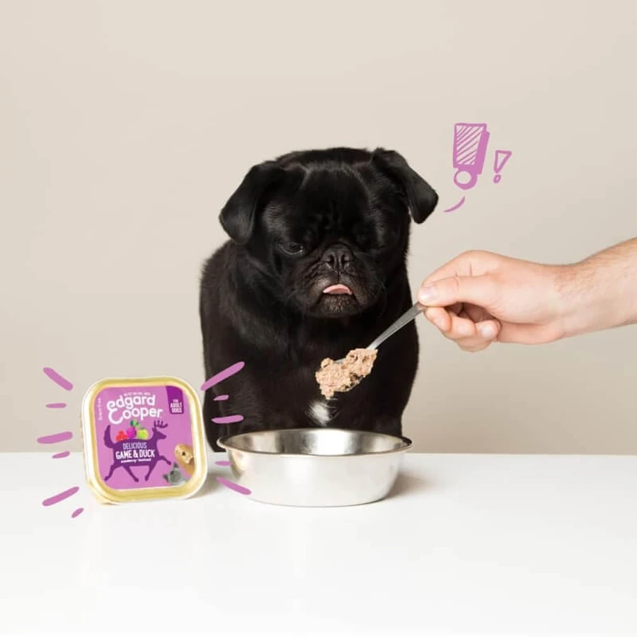 Edgard &amp; cooper Adult graanvrij wild en eend - natvoer voor volwassen honden 150 gr.
