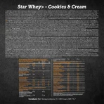 Star whey 750 gr cookies &amp; cream smaak - eiwitpoeder
