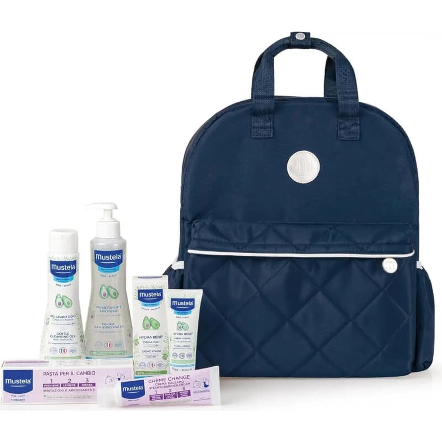 Mustela Rucksack erste Streicheleinheiten - Geschenkbox