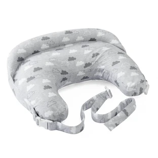 Chicco boppy deluxe clouds - pernă ergonomică de alăptare gri