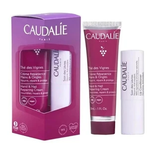 Caudalie Thé des vignes Hand- und Lippen-Duo-Set - Handcreme 30 ml + Lippenstift 4,5 ml