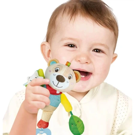 Clementoni Easy-peasy zachte beer - pluche knuffel met hangers