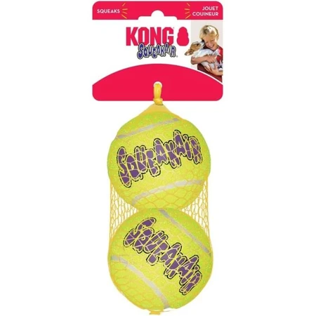 Kong Airdog squeakair ball - 2 tennisballen voor honden