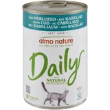 Almo nature Daily cat cod - komplettes Nassfutter für ausgewachsene Katzen 400 gr.