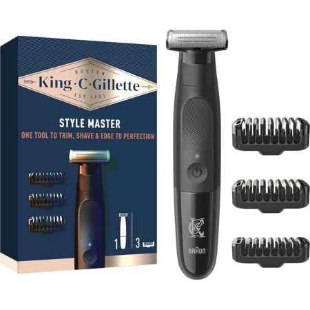 Gillette king c. gillette style master - beard trimmer with accessories