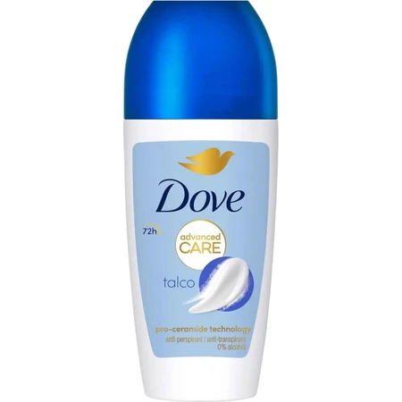 Dove Advanced care talco - desodorante roll-on 50 ml