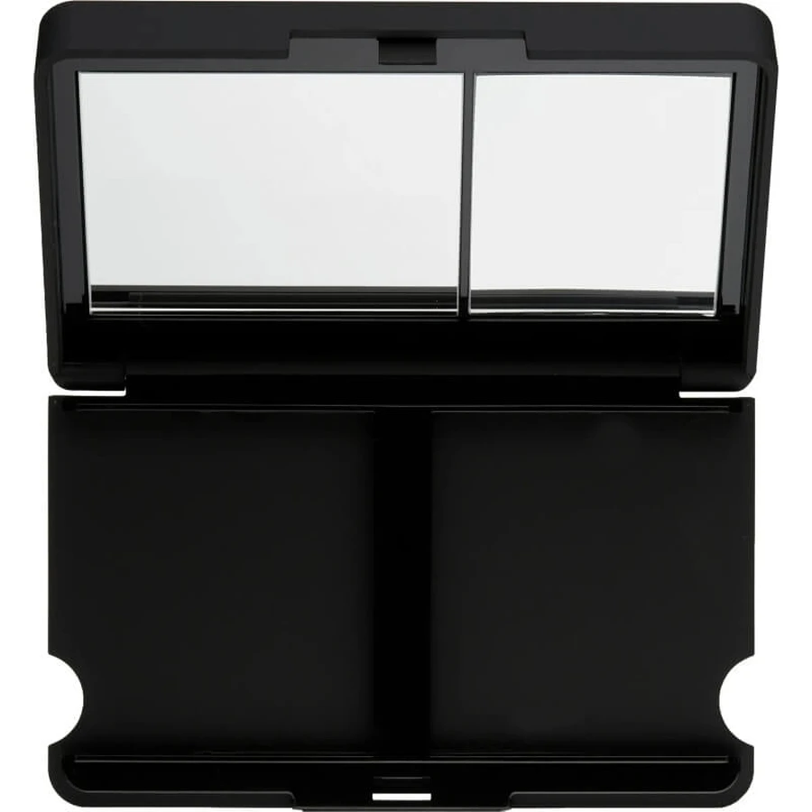 Elizabeth arden Case pequeña polvera negra - cover maquillaje sombras de ojos