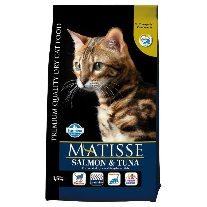 Farmina Matisse zalm en tonijn - volledige voeding voor volwassen katten 1.5 kg