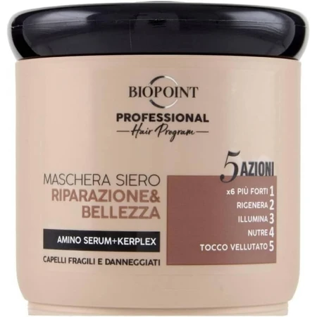 Biopoint Mask serum repair &amp; beauty - intensieve behandeling voor breekbaar en beschadigd haar 400 ml