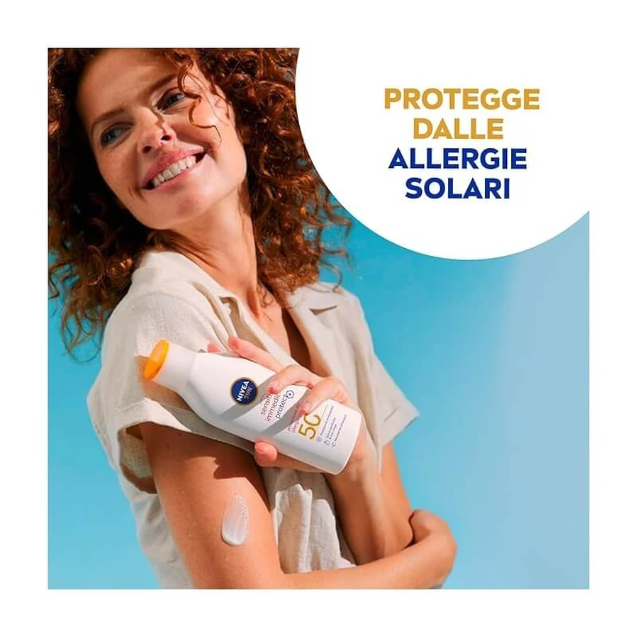 Nivea zonnebrandcrème 50 spf + sun sensitive immediate protect spray 250 ml
