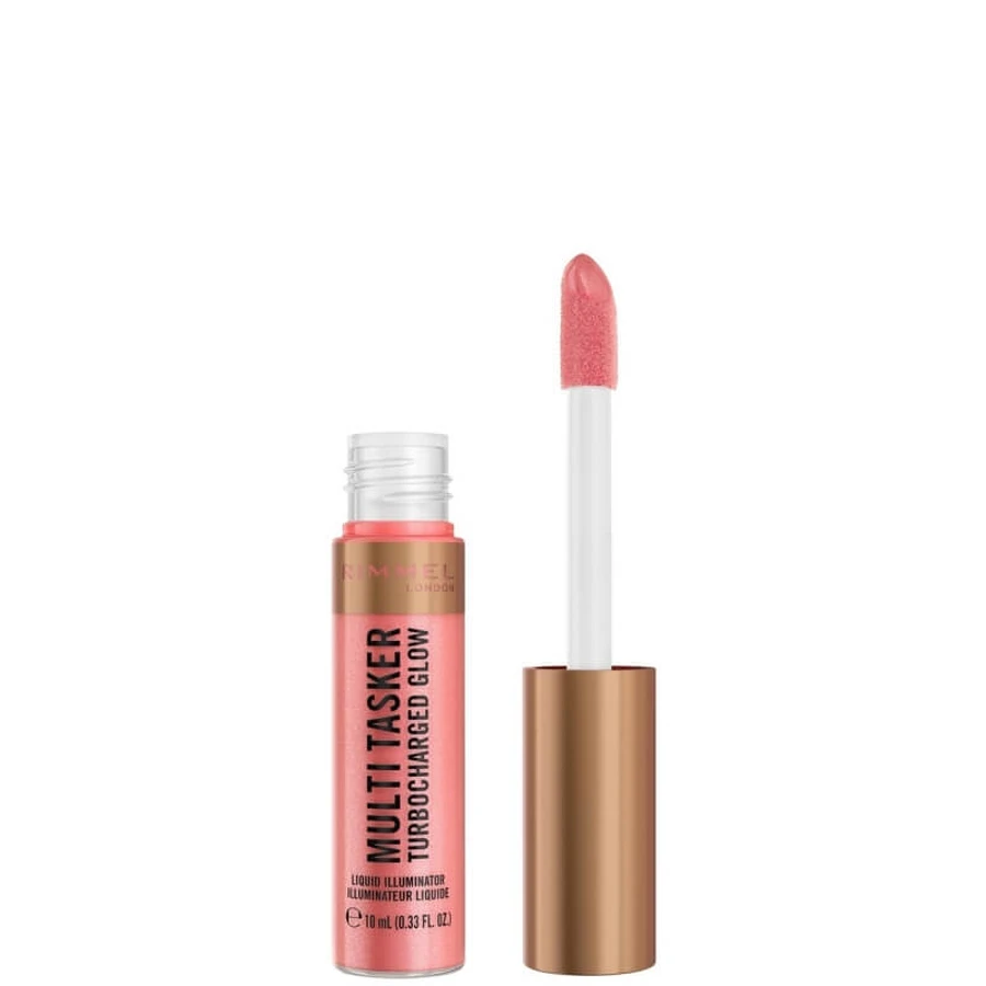 Rimmel multi tasker turbocharged glow - illuminante liquido n. 002 rosy rebel