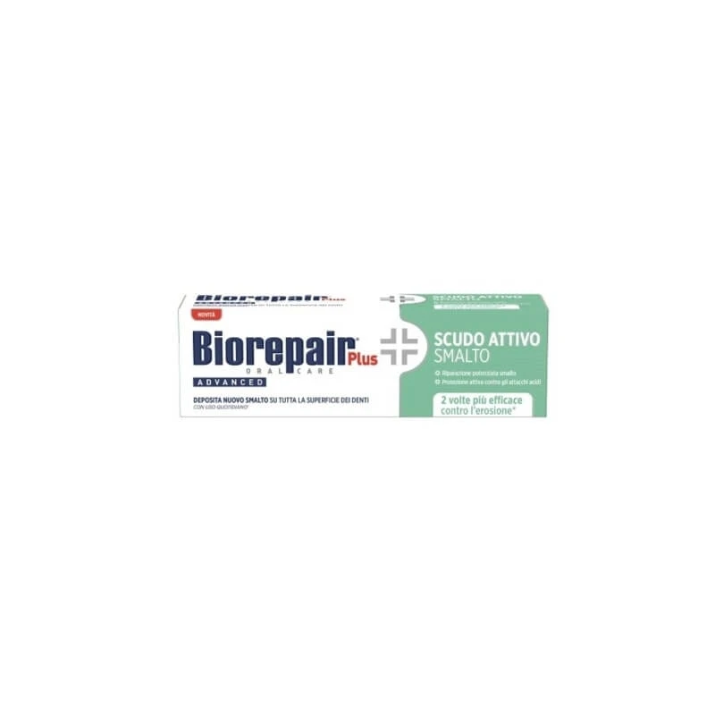 Biorepair plus advanced active enamel shield - reparatie tandpasta 75 ml