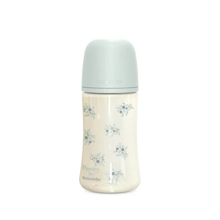 Suavinex poetry - baby bottle gift set light blue