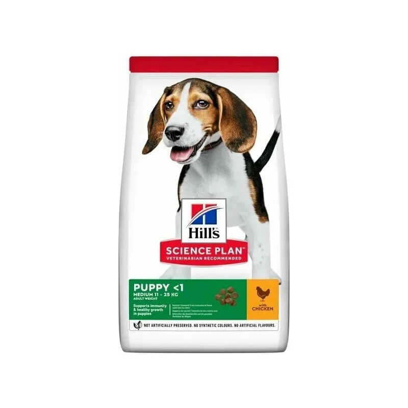 Hill's Puppy medium - droogvoer voor middelgrote puppy's met kip 2.5 kg