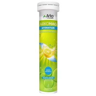 Arkomag hydratum lemon flavor 24 tablets - supplement for electrolyte balance and fatigue