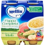 Mellin Complete kalfsvleesmaaltijd voor baby's +6 maanden 2 potten 250 g