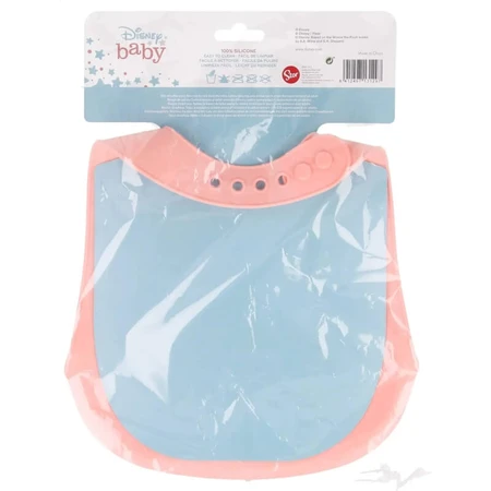 Stor Disney baby - silicone bib - pink