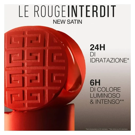 Givenchy Le rouge interdit satin - rossetto n. 329 rouge enflammé