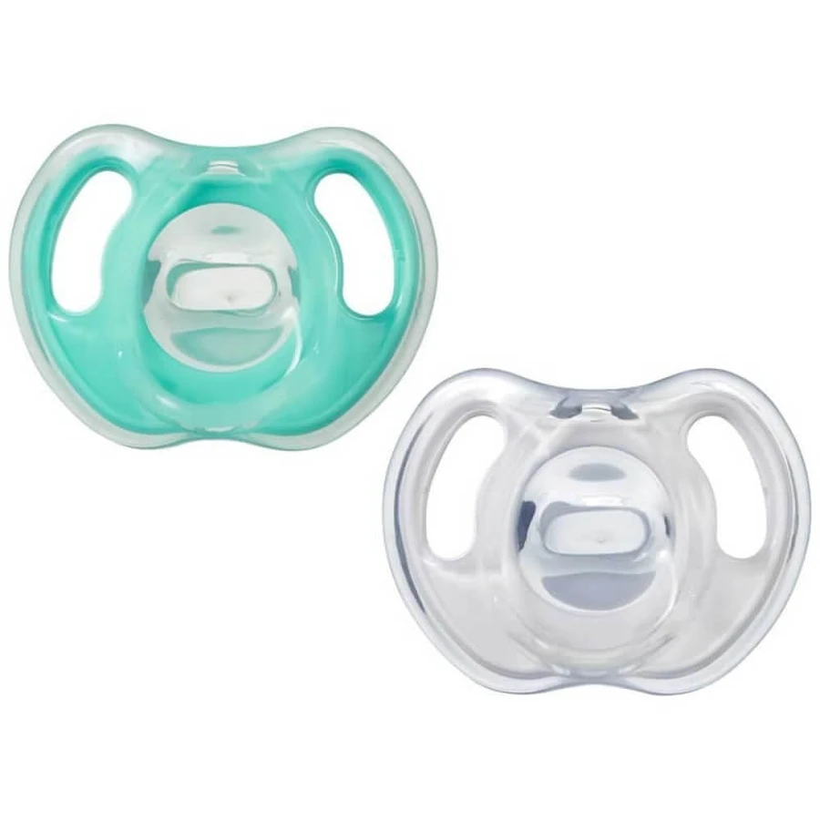 Tommee tippee Ultra light soother - 2 ultra light silicone soothers 0-6 months