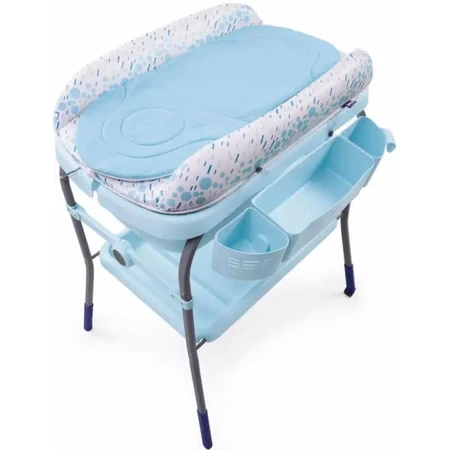 Chicco cuddle &amp; bubble baby bath culoare albastru ocean