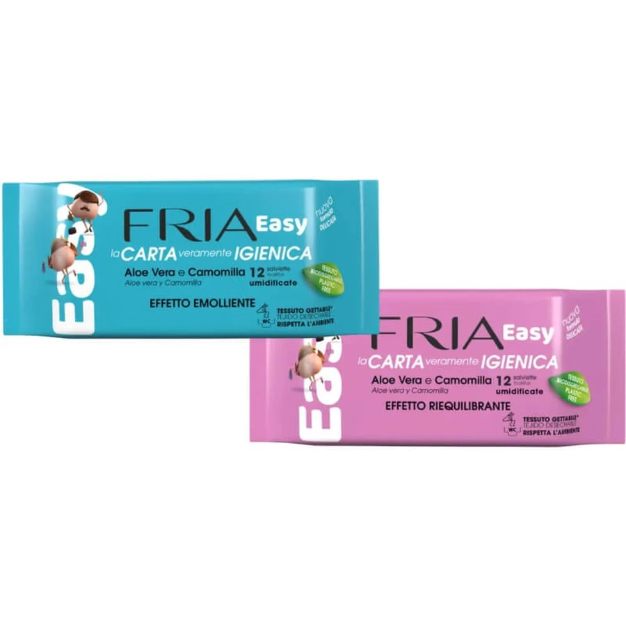 Fria Toilet Paper - 12 wipes various types