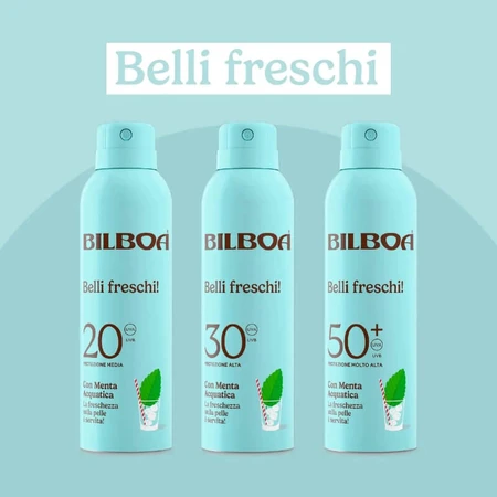 Bilboa Sunscreen 50+ spf spray beautiful fresh very high protection 150 ml