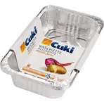 Cuki 4 bandejas de aluminio para asar