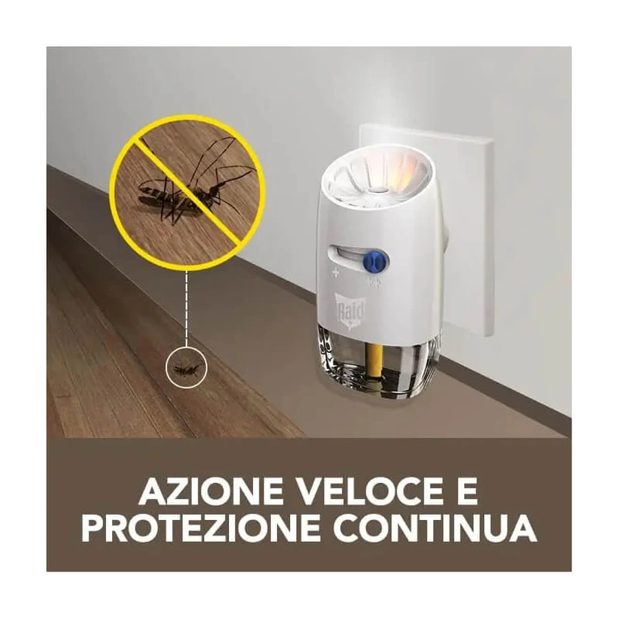 Raid Liquid Protection+ - diffuseur électrique + recharge 60 jours