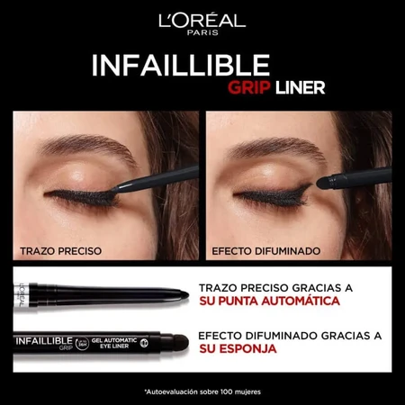 L'oreal paris Infaillible 36h grip liner - creion de ochi gel automat nr. 07 turcoaz blană faux