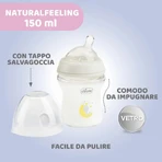 Chicco naturalfeeling - glazen babyfles 0m+ 150 ml slow flow