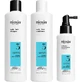 Nioxin System 3 kit - volumizing shampoo 300 ml + conditioner 300 ml + treatment 100 ml box set