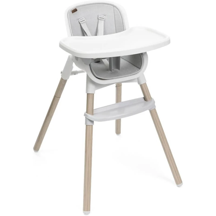 Chicco zest plus - 3-in-1 evolutionaire kinderstoel details hout en grijs