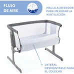 Chicco next2me air - cuna colecho color gris oscuro