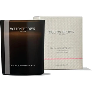 Molton brown Ribarbă delicioasă &amp; trandafir - lumânare cu un singur fitil 190 g