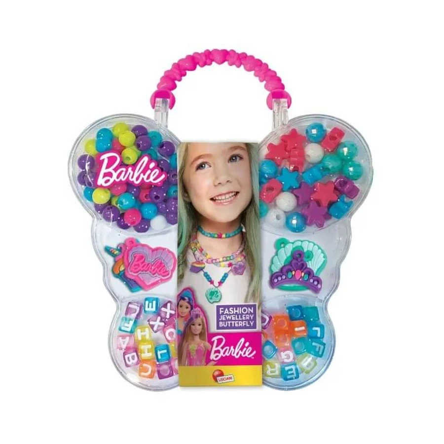 Lisciani Barbie - modejuwelen vlinder - set om armbanden te maken