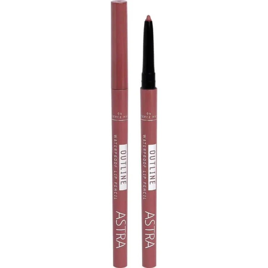 Astra outline waterproof lip pencil - matita labbra retraibile n. 04 fierce nut