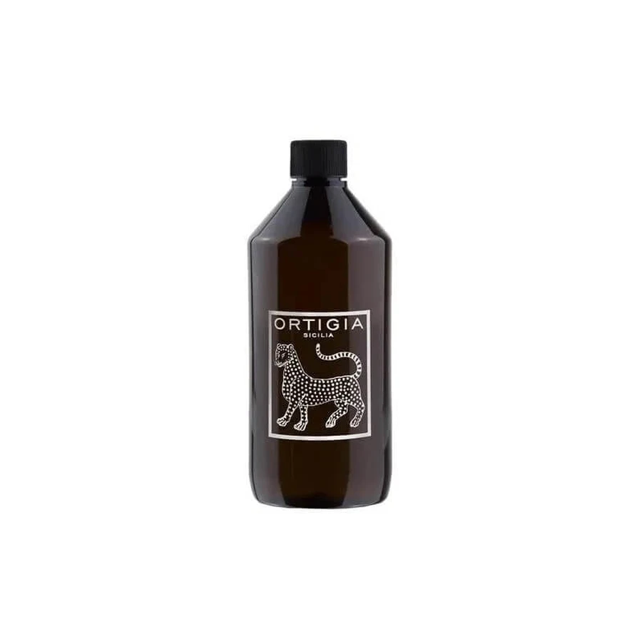 Ortigia Black Amber - gel douche - recharge 1L