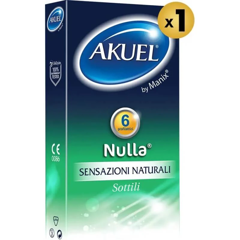 Akuel nulla classics - 8 latex condooms