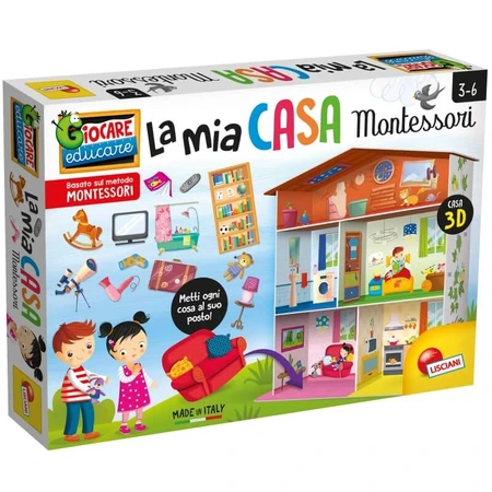 Lisciani My House - zet alles op zijn plaats in het kleine huisje.