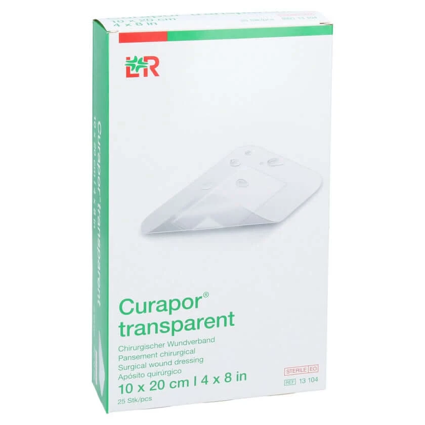 Curapor Wondverband Steriel transparant 1 25 st