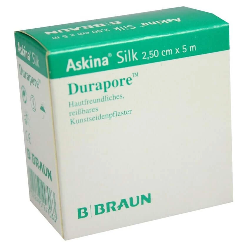 Askina zijdepleister 2,5 cmx5 m 1 st