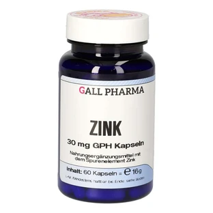 ZINC 30 mg GPH Cápsulas 60 Cápsulas