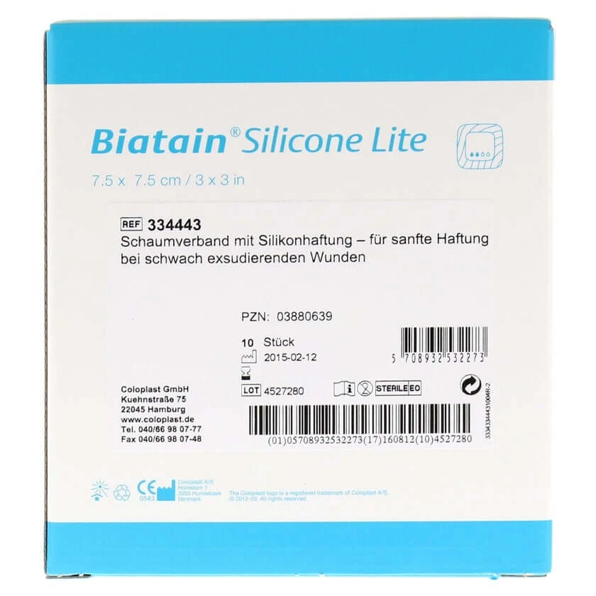 Biatain Silicone Lite schuimverband 7,5x 10 st.