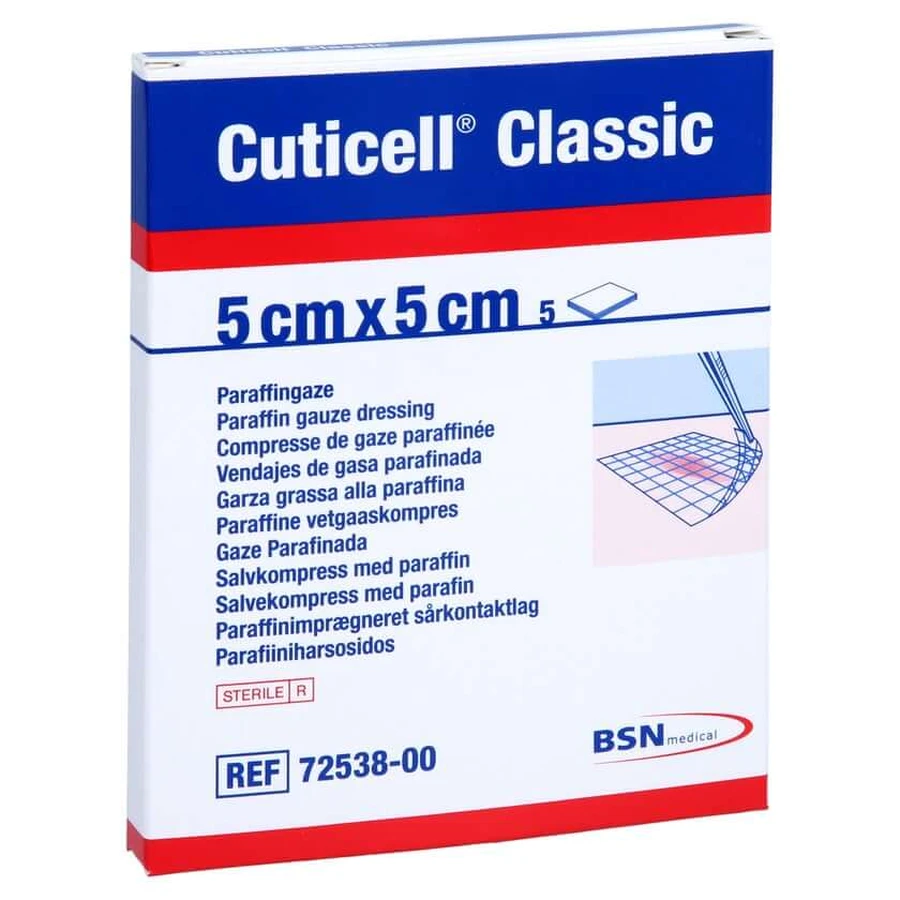 Cuticell Classic Wound Gauze 5x5 cm 5 buc.