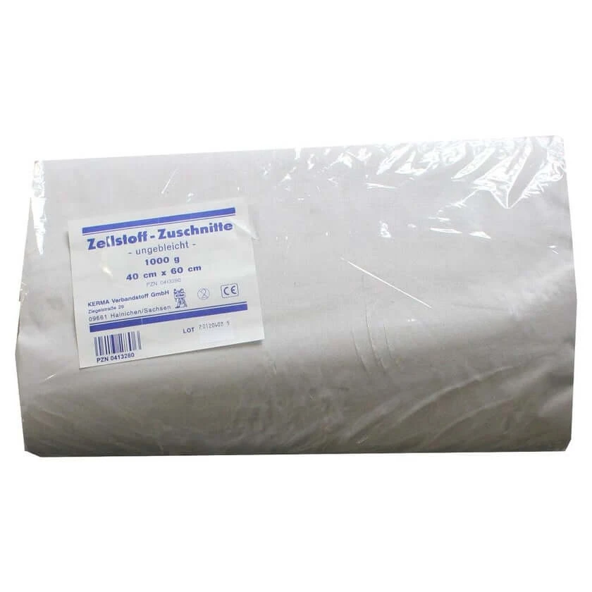 Cellulose ongebleekt 40x60 cm lagen 1000 g