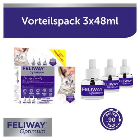 FELIWAY OPTIMUM Supplement for cats 3X48 ml